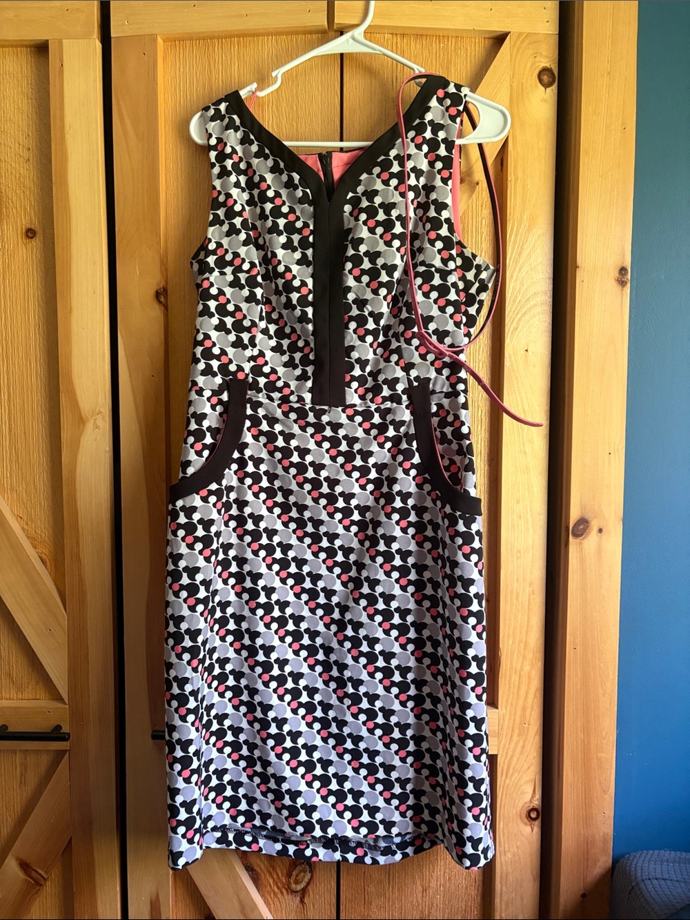 Parr of 2/$15 Size 14 Covington Sleeveless Geometric Print Dress